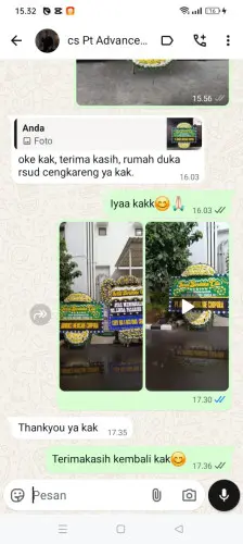 Testimonial Papan Bunga Pernikahan banjar