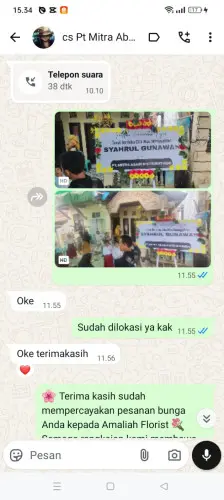 Testimonial Papan Bunga banjar