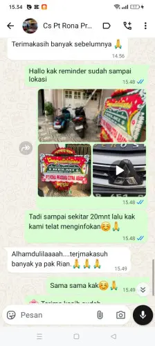 Testimonial Papan Bunga banjar